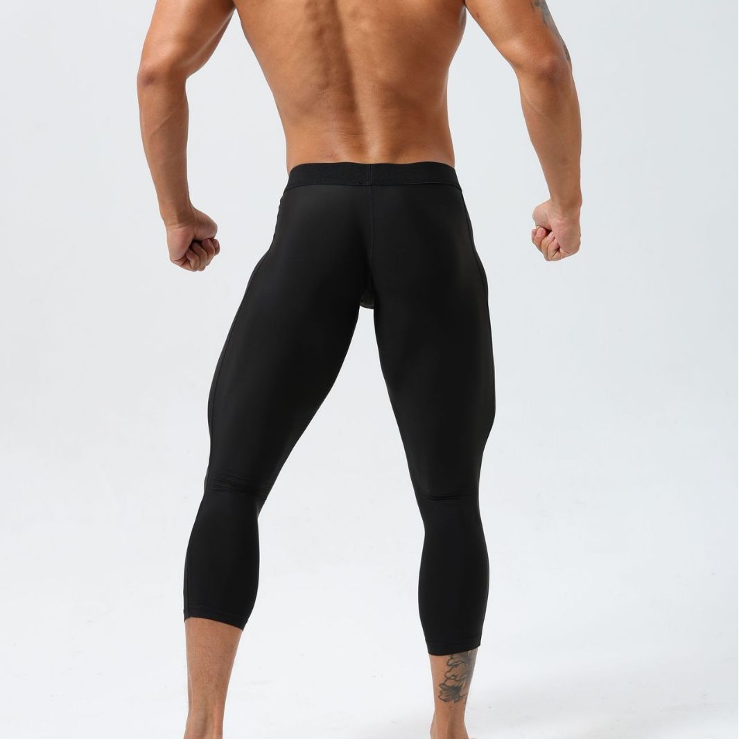 High Elastic Nylon Fitness Tight Exercise Workout Pants